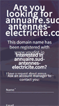 Mobile Screenshot of annuaire.sud-antennes-electricite.com